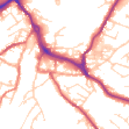 Daytime road noise heatmap for CW12 1EJ