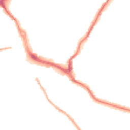Night-time road noise heatmap for CW12 1EN