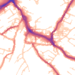 Daytime road noise heatmap for CW12 1EP