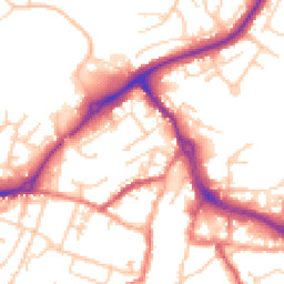 Daytime road noise heatmap for CW12 1EQ
