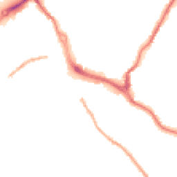 Night-time road noise heatmap for CW12 1ES