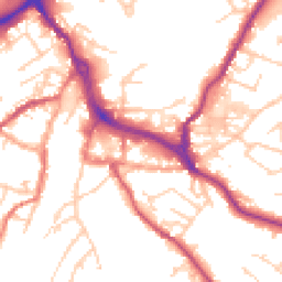Daytime road noise heatmap for CW12 1EY