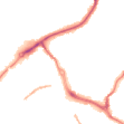 Night-time road noise heatmap for CW12 1FS