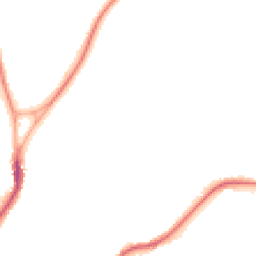 Night-time road noise heatmap for CW12 1GB