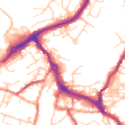 Daytime road noise heatmap for CW12 1GD