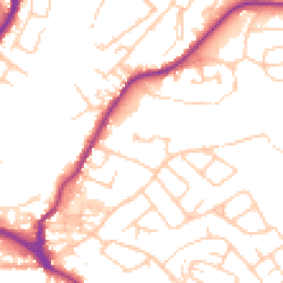 Daytime road noise heatmap for CW12 1GE