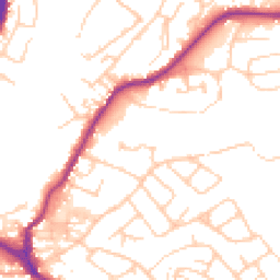 Daytime road noise heatmap for CW12 1GF
