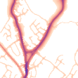 Daytime road noise heatmap for CW12 1GH