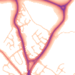 Daytime road noise heatmap for CW12 1GJ