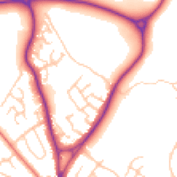Daytime road noise heatmap for CW12 1GL