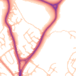 Daytime road noise heatmap for CW12 1GN