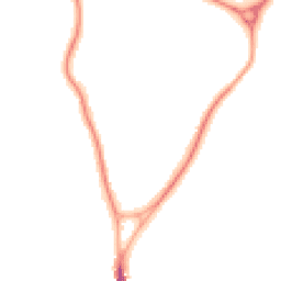 Night-time road noise heatmap for CW12 1GQ