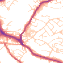 Daytime road noise heatmap for CW12 1GS