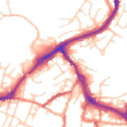 Daytime road noise heatmap for CW12 1HZ