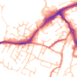 Daytime road noise heatmap for CW12 1JX