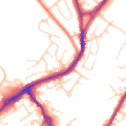 Daytime road noise heatmap for CW12 1LS