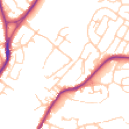 Daytime road noise heatmap for CW12 1PN