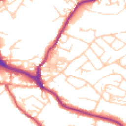 Daytime road noise heatmap for CW12 1RA
