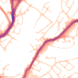Daytime road noise heatmap for CW12 2AF