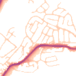 Daytime road noise heatmap for CW12 2BH