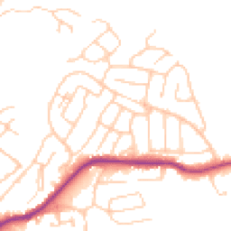 Daytime road noise heatmap for CW12 2BW