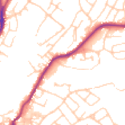 Daytime road noise heatmap for CW12 2EZ