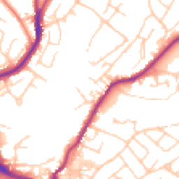 Daytime road noise heatmap for CW12 2FS