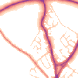 Daytime road noise heatmap for CW12 2GJ