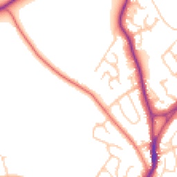 Daytime road noise heatmap for CW12 2HH