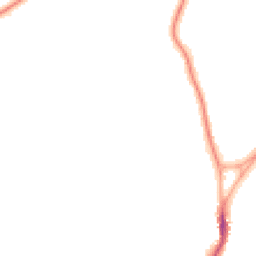 Night-time road noise heatmap for CW12 2HH
