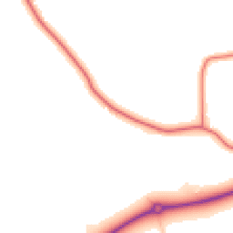 Daytime road noise heatmap for CW12 2JQ