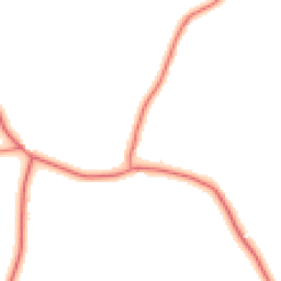 Daytime road noise heatmap for CW12 2JS