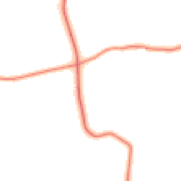 Daytime road noise heatmap for CW12 2LR