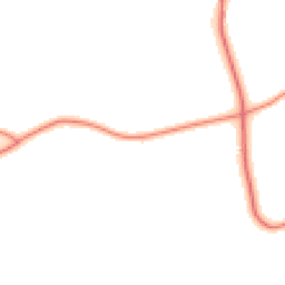 Daytime road noise heatmap for CW12 2LW