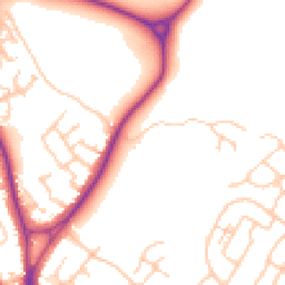 Daytime road noise heatmap for CW12 2NB