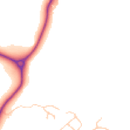 Daytime road noise heatmap for CW12 2ND