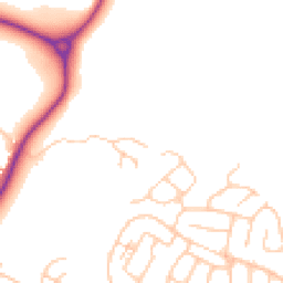 Daytime road noise heatmap for CW12 2NF