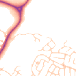 Daytime road noise heatmap for CW12 2NZ