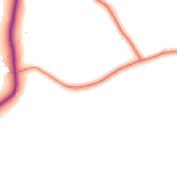 Daytime road noise heatmap for CW12 2PJ