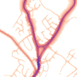 Daytime road noise heatmap for CW12 2PU