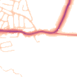 Daytime road noise heatmap for CW12 2QB
