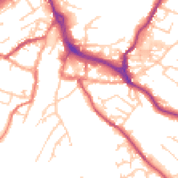 Daytime road noise heatmap for CW12 3AD