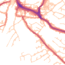 Daytime road noise heatmap for CW12 3AE
