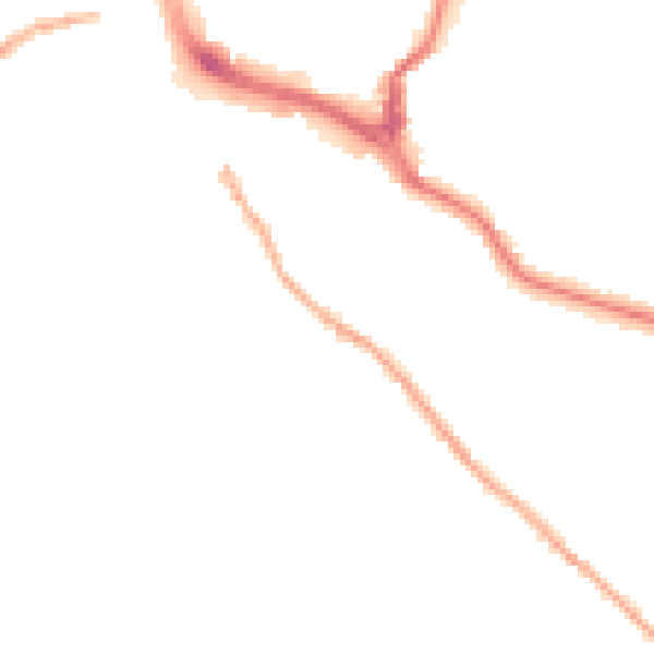 Night-time road noise heatmap for CW12 3AE
