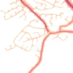 Daytime road noise heatmap for CW12 3AY