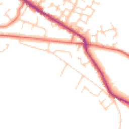 Daytime road noise heatmap for CW12 3JA