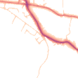 Daytime road noise heatmap for CW12 3JH