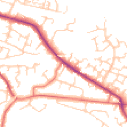 Daytime road noise heatmap for CW12 3JR
