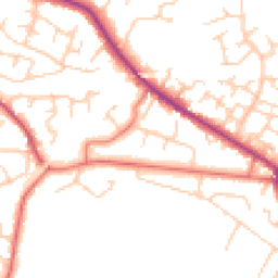 Daytime road noise heatmap for CW12 3JZ