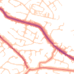 Daytime road noise heatmap for CW12 3RQ